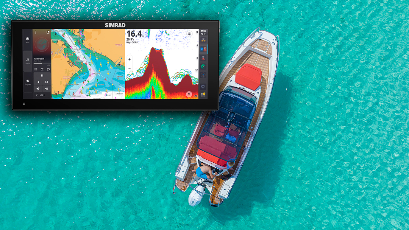 Nyhet 2026 Simrad UltraWide / Nimbus Tender 8