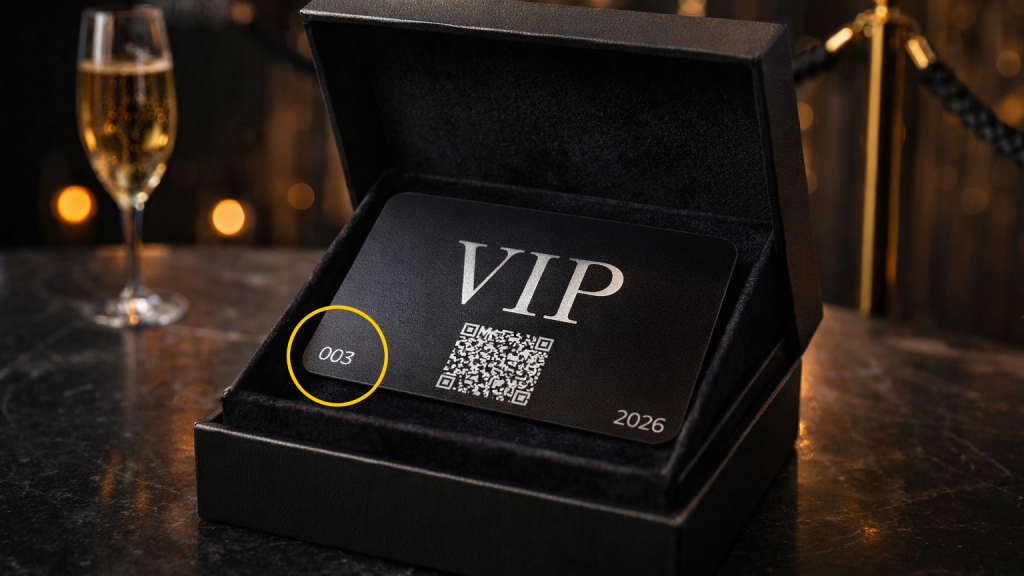 Kort nummer inringat